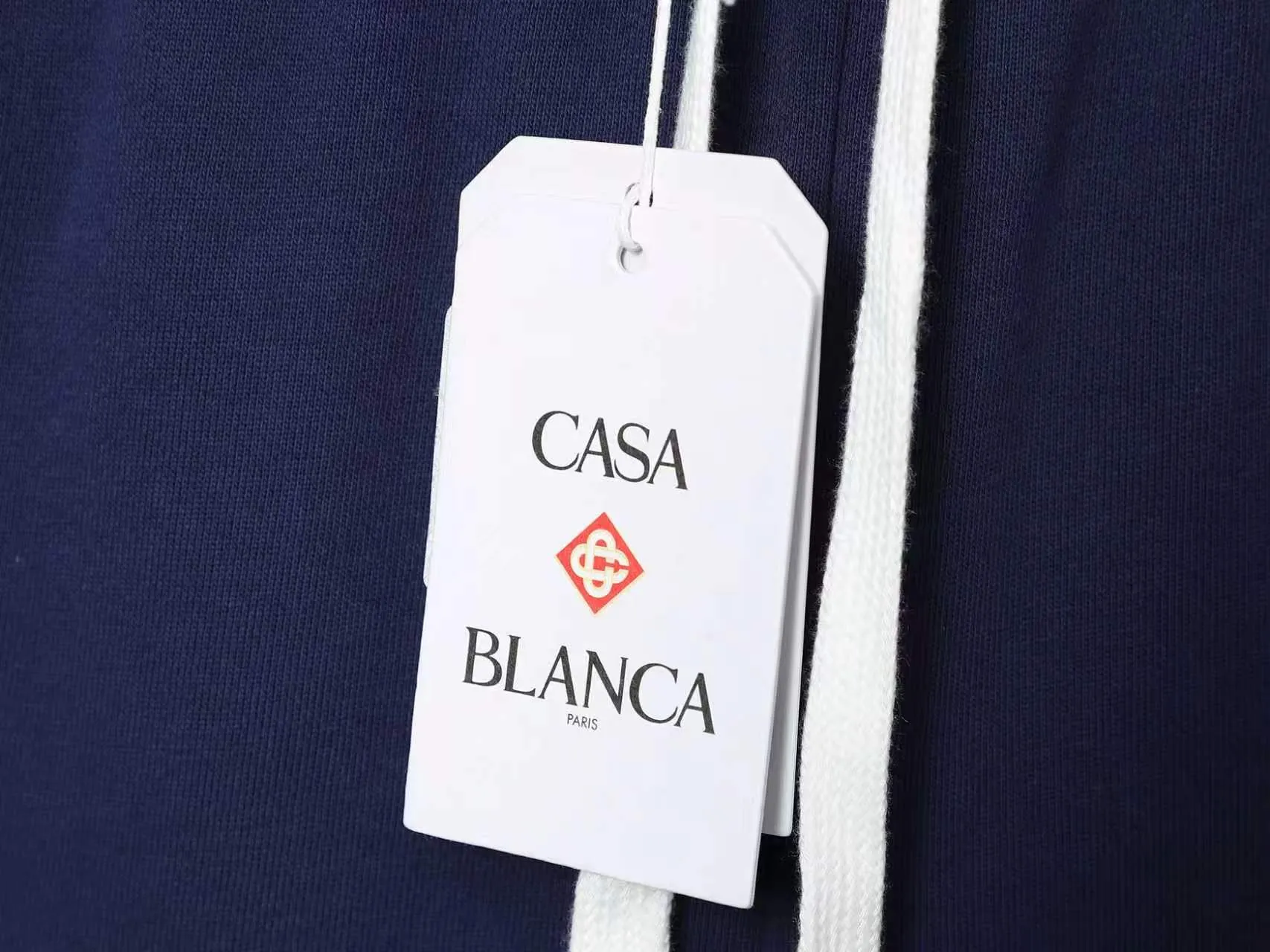 CASABLANCA Casa shorts Printing technology Original development Using gram custom terry fabric Upper body is comfortable Back pocket design Original turning details Made by domestic first-line brands Factory OEM Workmanship is impeccable Wash mark Main wheat Hang tag Complete packaging Sizes S.M.L.XL